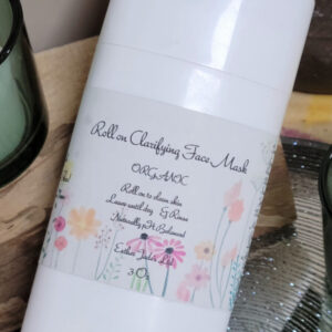 Roll-on clarifying face mask